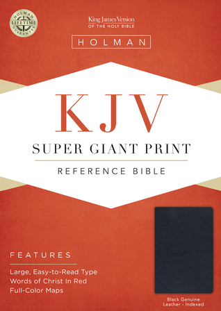 [ff84d] ^Read@ @Online^ KJV Super Giant Print Reference Bible, Black Genuine Leather Indexed - Anonymous %e.P.u.b*