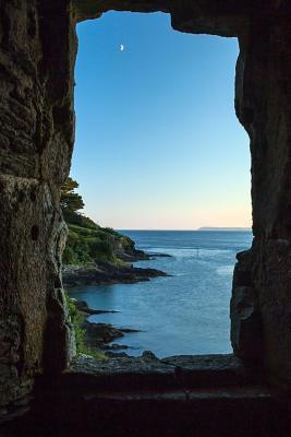 [22be7] %F.u.l.l.! %D.o.w.n.l.o.a.d@ Polruan Harbor Through Castle Cornwall Journal: 150 Page Lined Notebook/Diary -  #e.P.u.b*