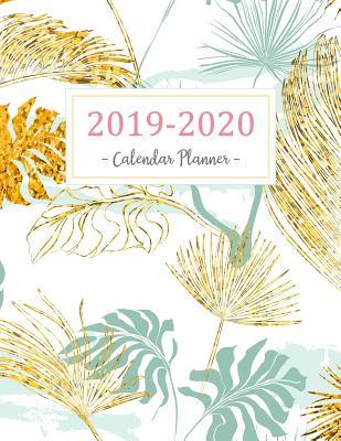 [f4a64] #Read^ 2019-2020 Calendar Planner: 2019 - 2020 Two Year Calendar Planner - Daily Weekly and Monthly for Academic Agenda Schedule Organizer Logbook and Journal Notebook - Gold Floral Cover - Norma O McCoy !e.P.u.b%
