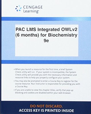 [cf688] !Read! Lms Integrated for Owlv2, 1 Term Printed Access Card for Campbell/Farrell/McDougal's Biochemistry, 9th - Mary K. Campbell ^P.D.F#