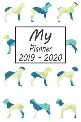 [ce6d4] #Download% My Planner 2019 - 2020: Great Dane Dog Blue Pattern Weekly Planner 2019 - 2020: 24 Month Agenda - Calendar, Organizer, Notes, Goals & to Do Lists -  #e.P.u.b*