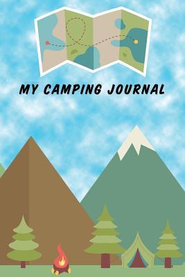 [a4987] *R.e.a.d# My Camping Journal: Compact Travel Log Book - Blue Skies & Mountains - Ataraxy Books %e.P.u.b*