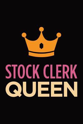 [abbcb] @R.e.a.d! Stock clerk queen: Blank lined novelty office humor themed notebook to write in: With a practical, versatile wide rule interior: Pink and orange cover -  ~PDF@