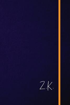 [32d6d] #Full* ~Download* Z.K.: Classic Monogram Lined Notebook Personalized With Two Initials - Matte Softcover Professional Style Paperback Journal Perfect Gift for Men and Women -  @P.D.F@