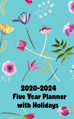 [6214c] @Full@ ^Download! 2020-2024 Five Year Planner with Holidays: 60 Month Purse Size Monthly Calendar Planner - Beautiful 2-Page-Spread Monthly Views - Schedule Organizer Appointment Journal Notebook To do list for Improve Productivity and Time Management -  *PDF!