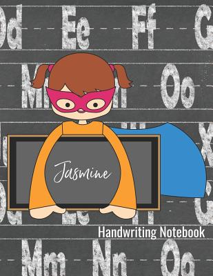 [395ae] !Read# Handwriting Notebook Jasmine: Penmanship Practice Paper - Dotted Lined Sheets Writing Journal for K-3 Grade Students -  ^P.D.F#