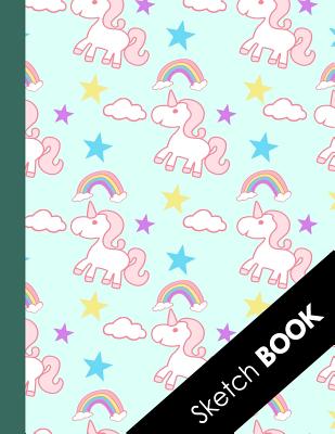 [bbd3c] #R.e.a.d* *O.n.l.i.n.e! Sketch Book: Novelty Pink and Green Unicorn Pattern Large Sketchbook For Girls Kids and Women: Blank Paper for Drawing, Doodling or Sketching - Creative Pencils %P.D.F!