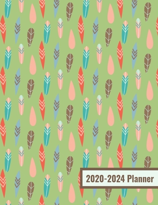 [f4fd6] *R.e.a.d# !O.n.l.i.n.e@ 2020-2024 Planner: Cool Feathers - Five Year Monthly Planner - 60 Month Calendar Scheduler Diary for 5 Years With Notes (8.5x11) -  ^e.P.u.b%