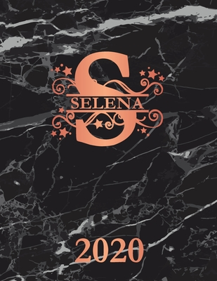 [46523] *F.u.l.l.% ~D.o.w.n.l.o.a.d* Selena: 2020. Personalized Name Weekly Planner Diary 2020. Monogram Letter S Notebook Planner. Black Marble & Rose Gold Cover. Datebook Calendar Schedule - Personalized Planners %PDF*