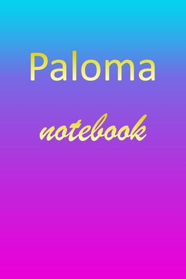 [1d016] @F.u.l.l.% ~D.o.w.n.l.o.a.d@ Paloma: Blank Notebook Wide Ruled Lined Paper Notepad Writing Pad Practice Journal Custom Personalized First Name Initial P Blue Purple Gold Taking Class Notes, Homework, Studying School Homeschool & University Organizer Daybook - Mynotebook Publishing *P.D.F*